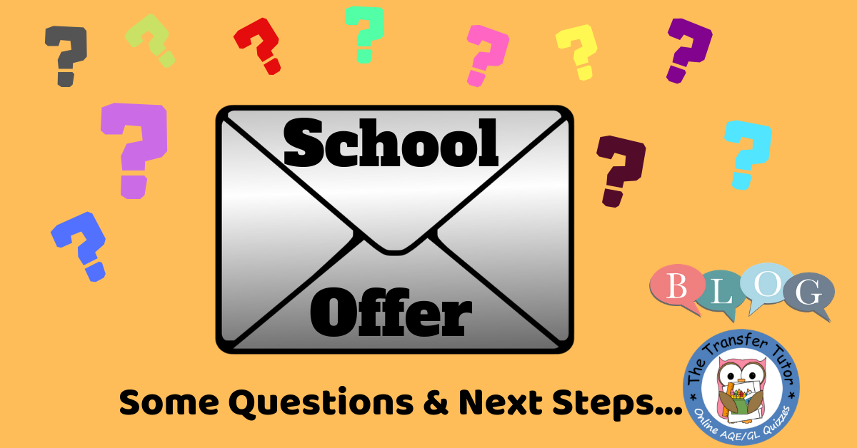 School Offer Letters What's Next? The Transfer Tutor